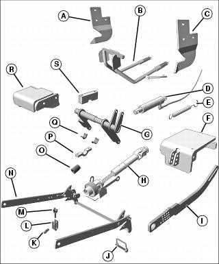 60 inch john deere 60d mower deck parts diagram