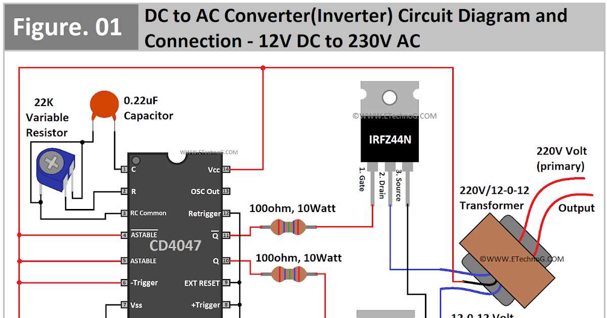 ac and dc circuit diagram