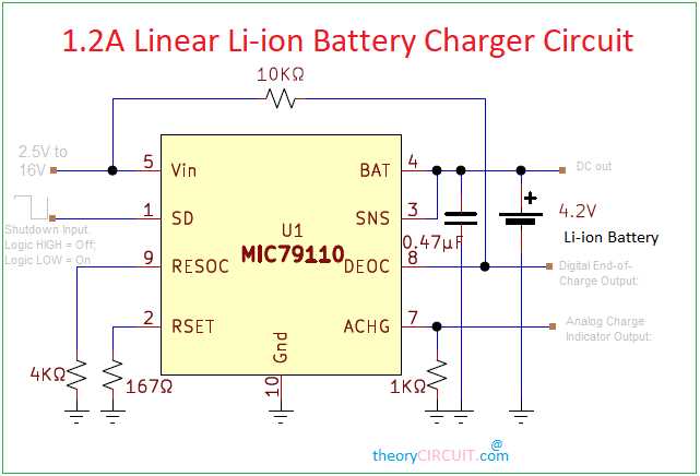 ac to dc battery charger circuit diagram