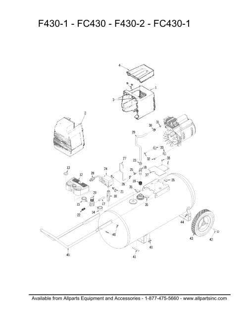 air compressor parts diagram