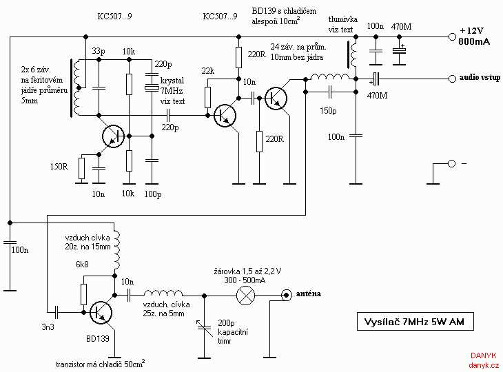 am transmitter circuit diagram am transmitter circuit diagram