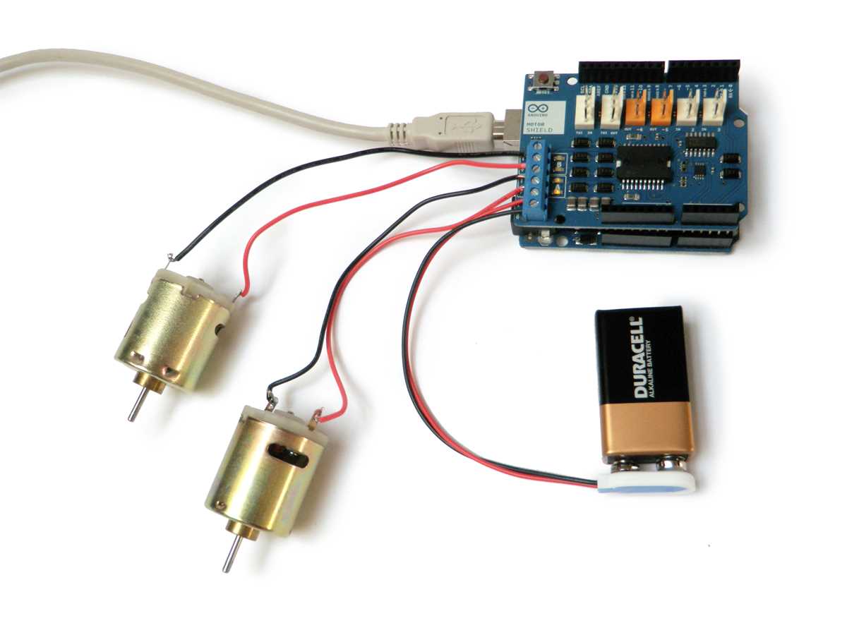 arduino motor shield circuit diagram