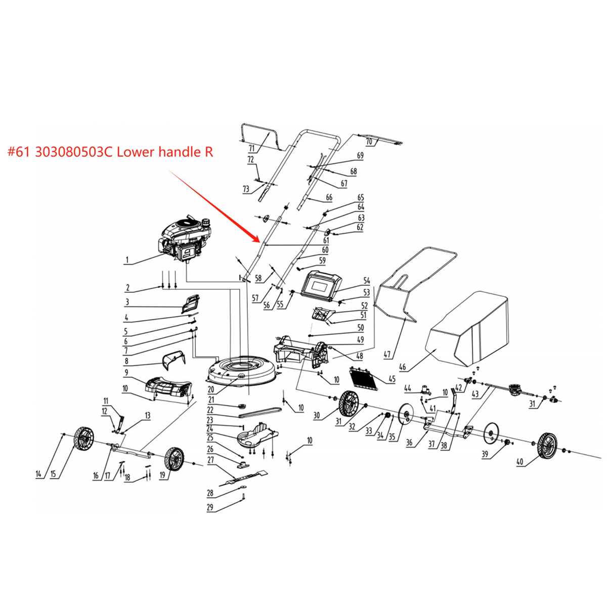 ariens 46 riding mower parts diagram