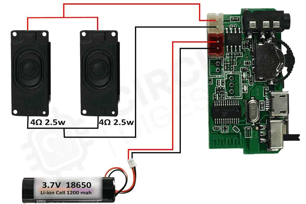 audio bluetooth circuit diagram