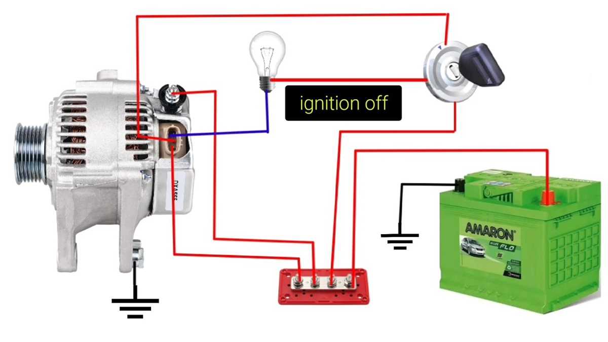 automobile alternator wiring diagram