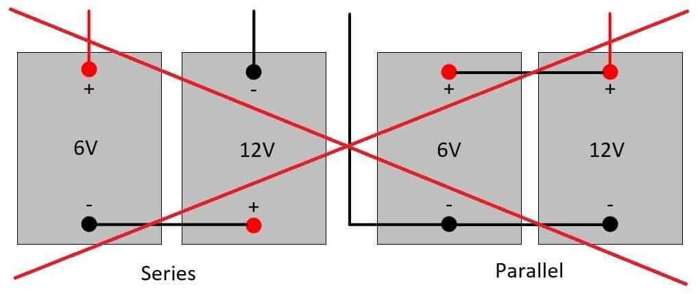 batteries in parallel circuit diagram