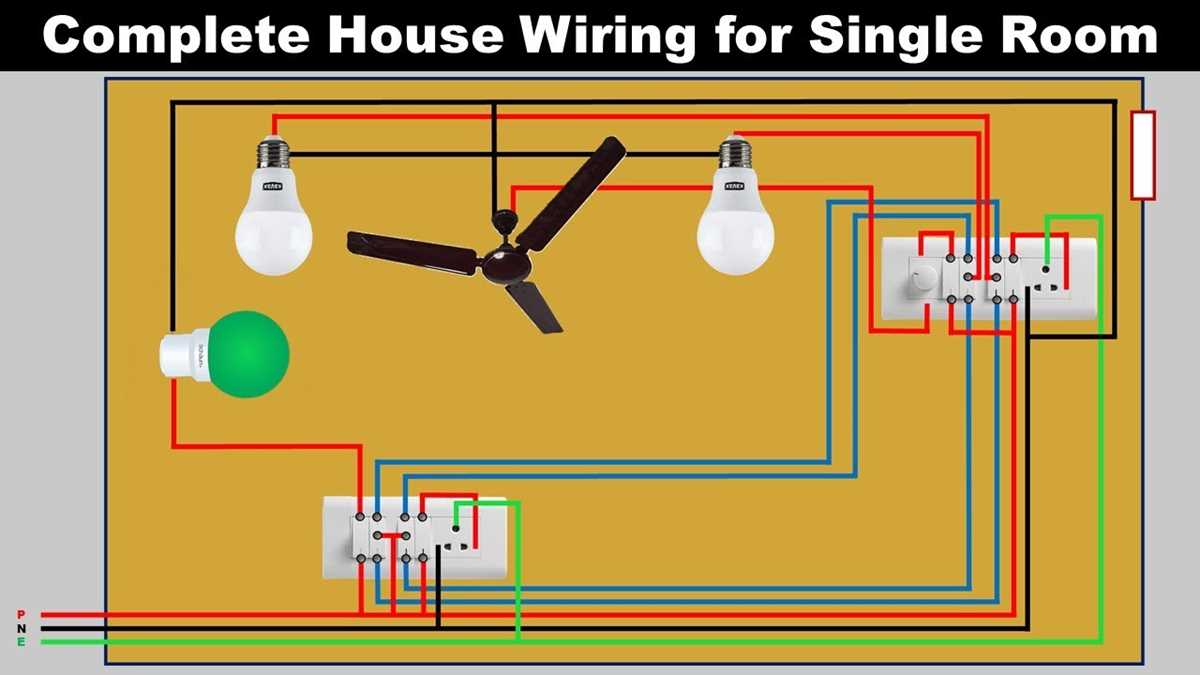 bedroom electrical wiring diagram