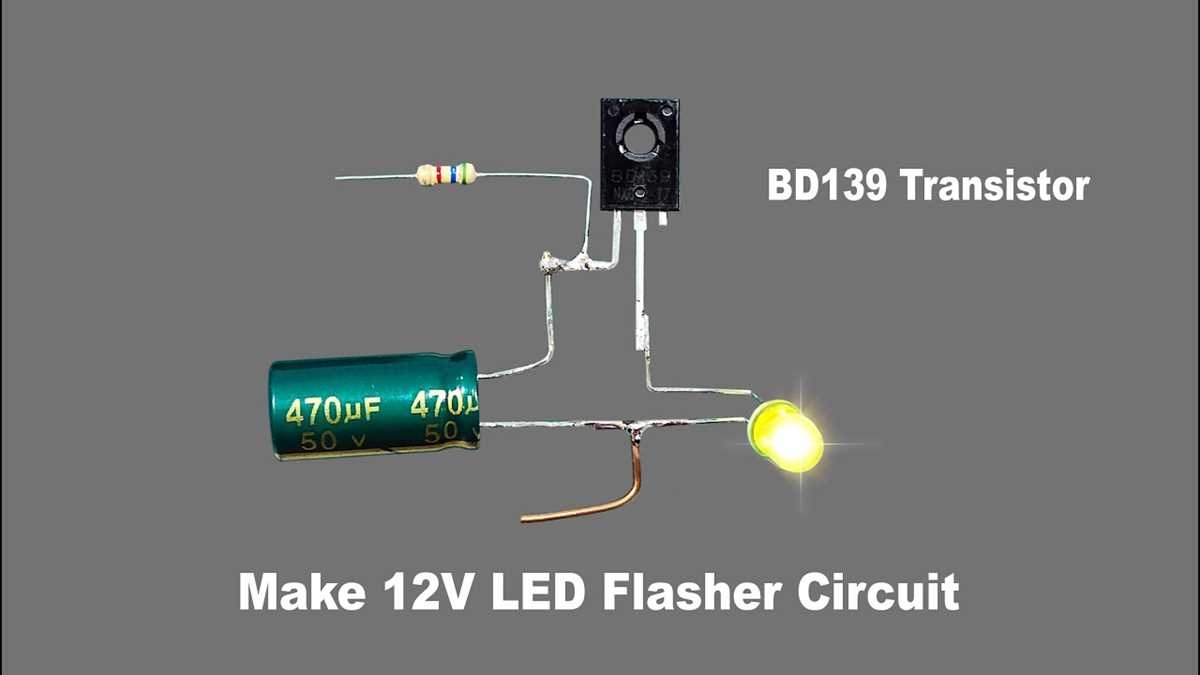 blinking led circuit diagram blinking led circuit diagram