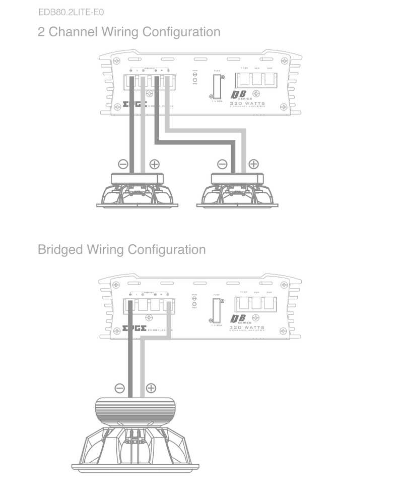 bridged 4 channel amp wiring diagram