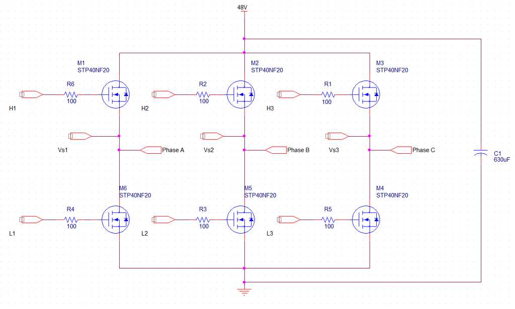 brushless dc motor circuit diagram