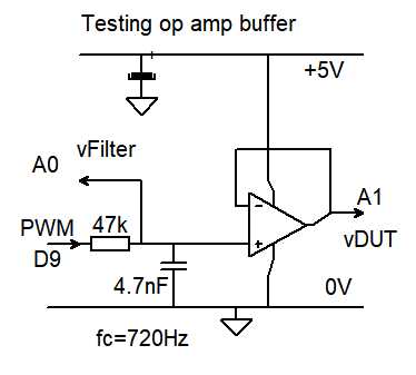 buffer op amp circuit diagram