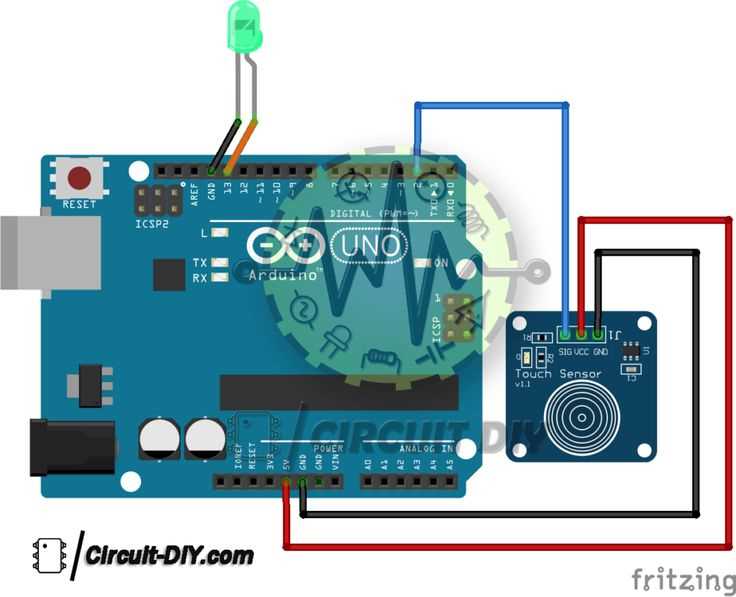 capacitive touch sensor circuit diagram