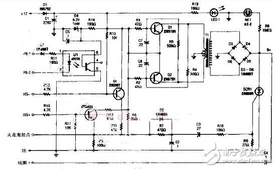 car electronic ignition circuit diagram