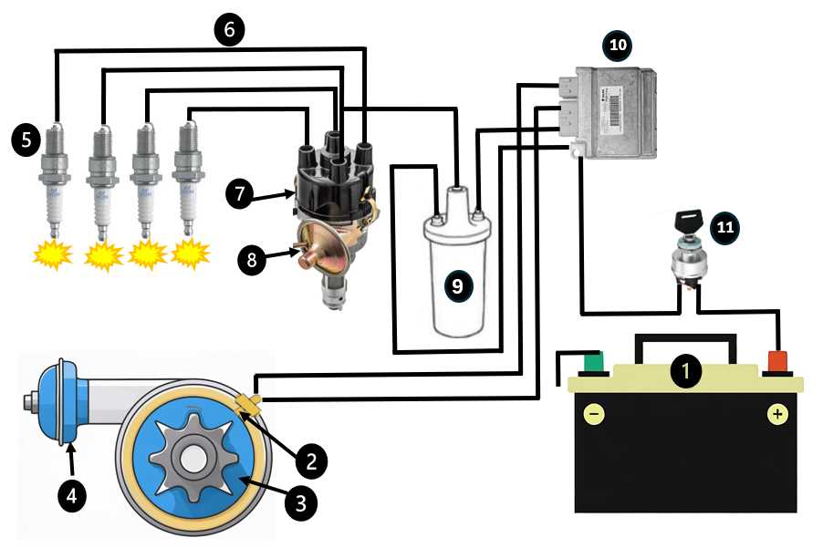car electronic ignition circuit diagram