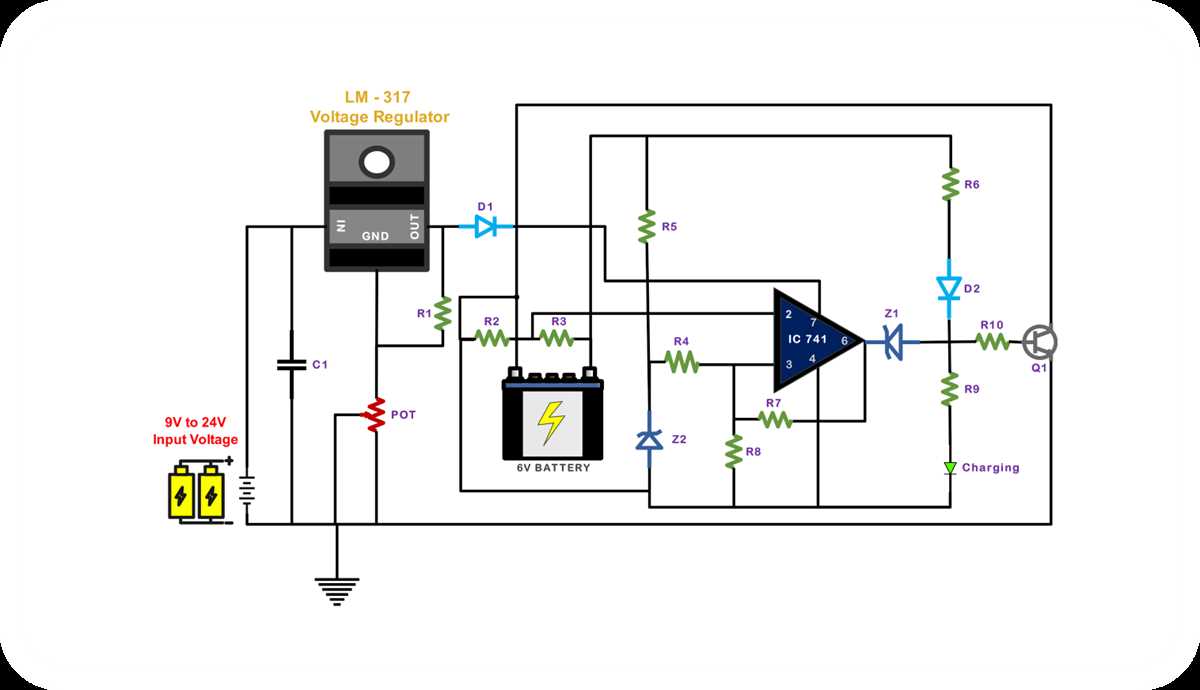 circuit diagram of charger
