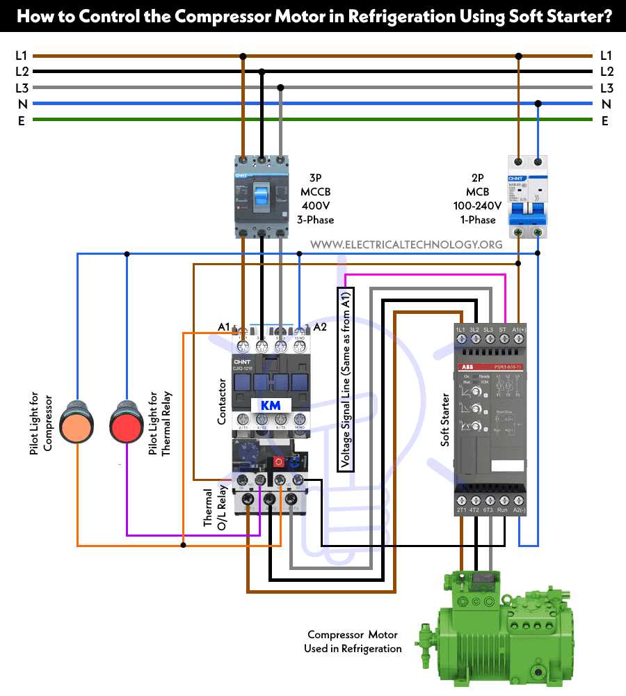 compressor diagram wiring