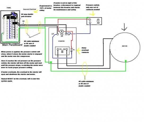 compressor diagram wiring
