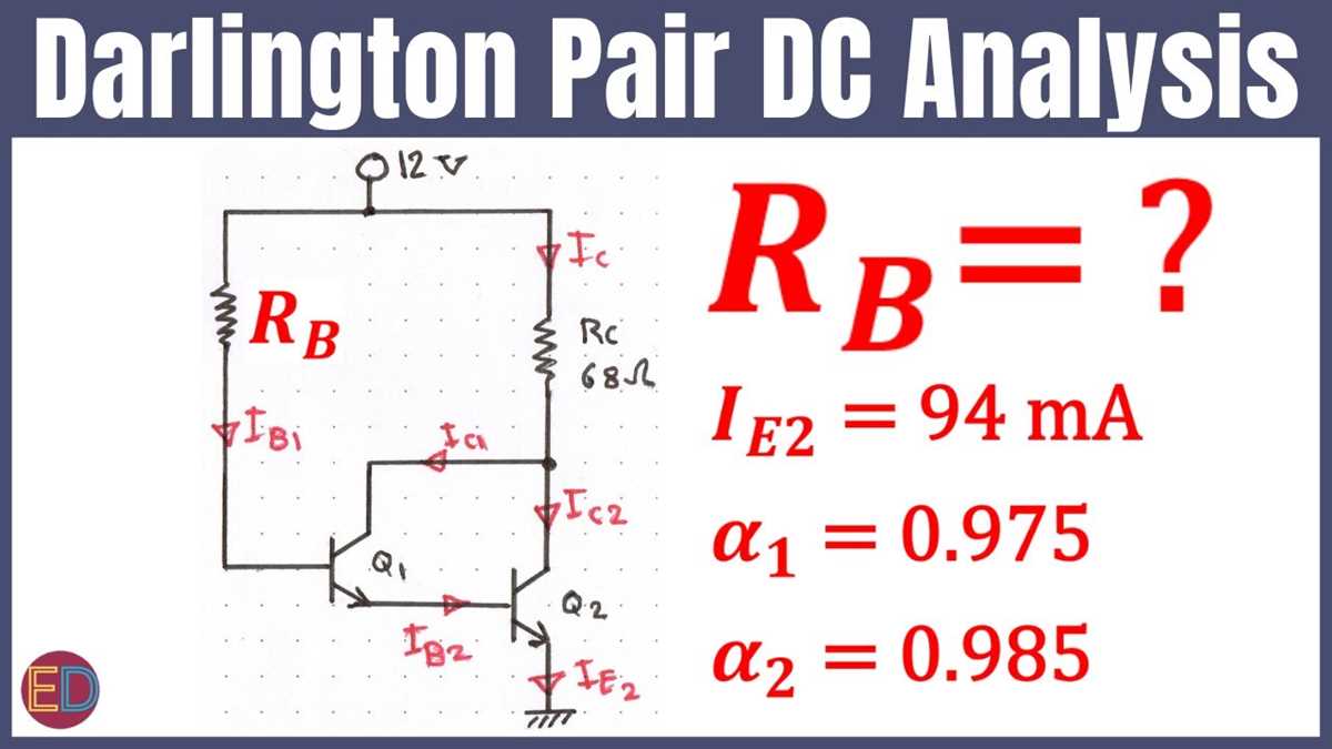 darlington pair circuit diagram