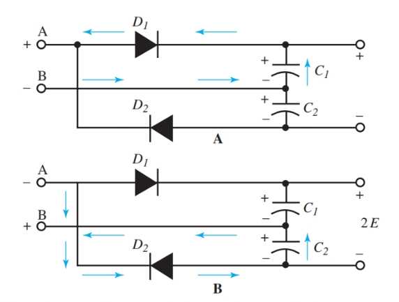 dc voltage doubler circuit diagram