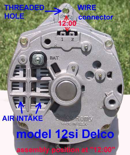 delco remy alternator wiring diagram 4 wire