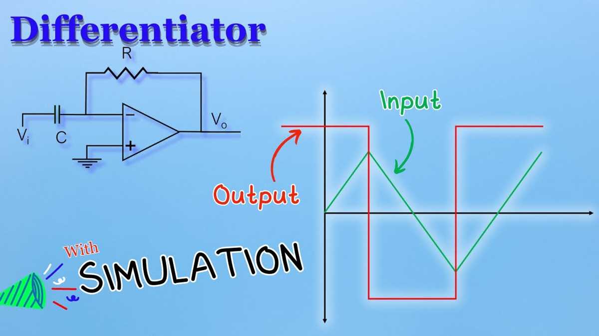differentiator circuit diagram