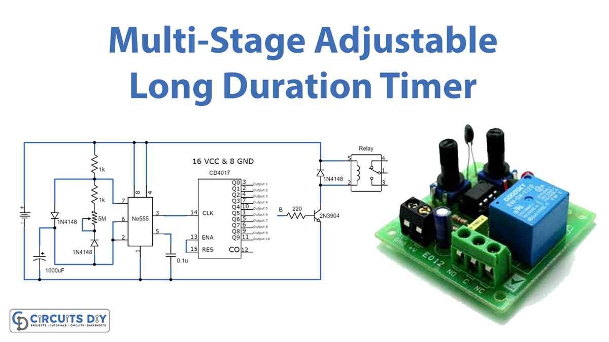 digital timer circuit diagram