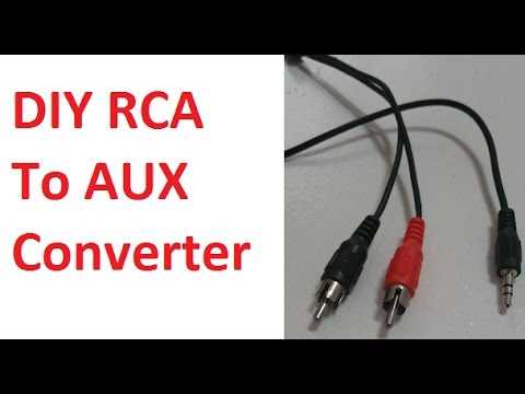 diy 3.5 mm to rca wiring diagram