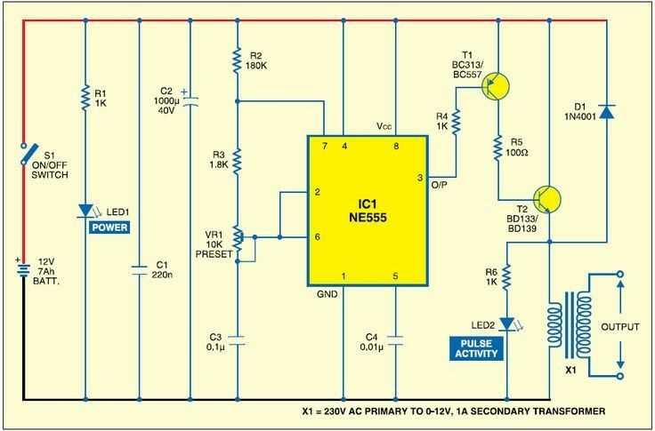 diy electric fence circuit diagram diy electric fence circuit diagram