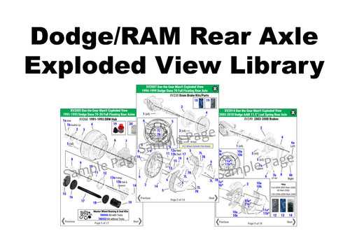 dodge truck parts diagram