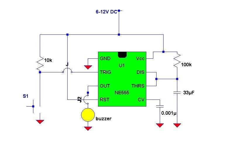 door bell circuit diagram