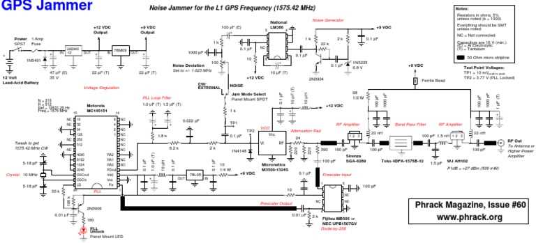 drone jammer circuit diagram