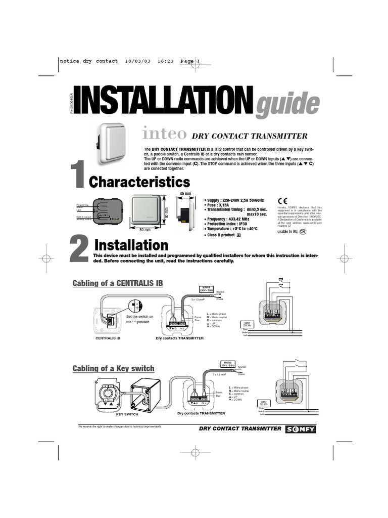 dry contact wiring diagram