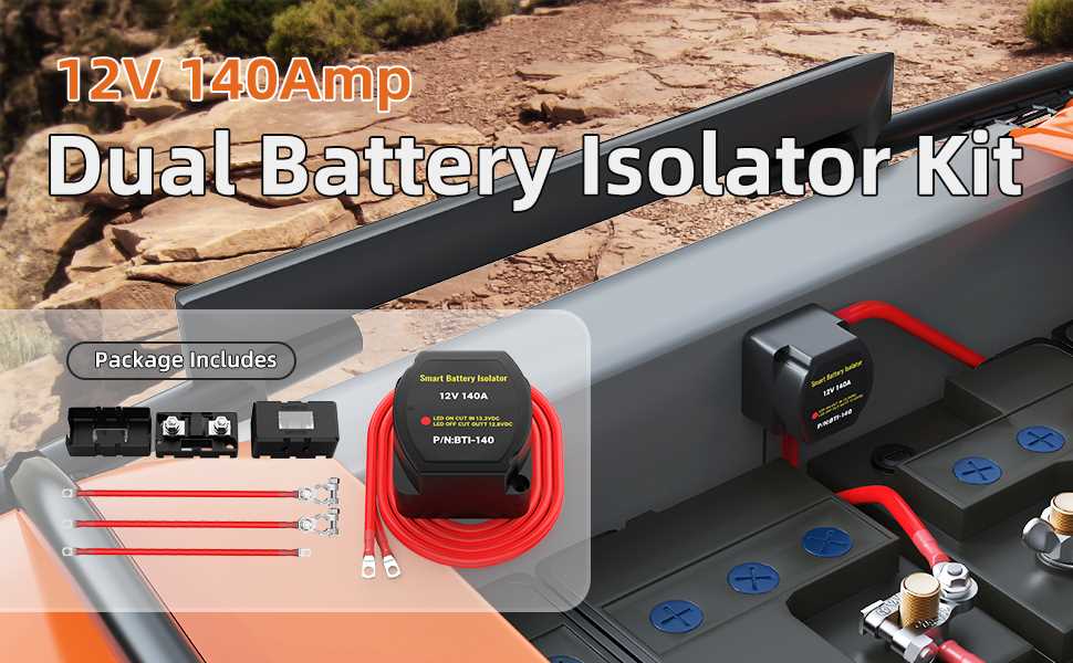 dual battery isolator wiring diagram
