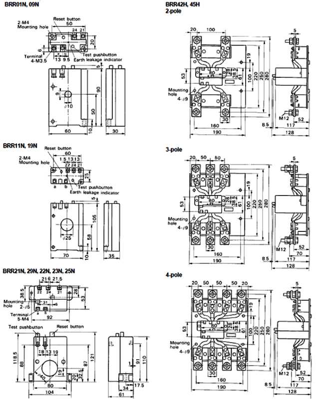 earth leakage relay circuit diagram