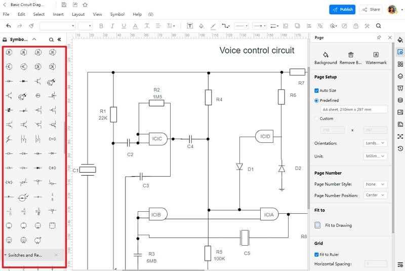 electrical circuit diagram maker