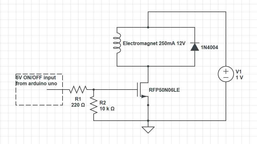 electromagnet circuit diagram electromagnet circuit diagram