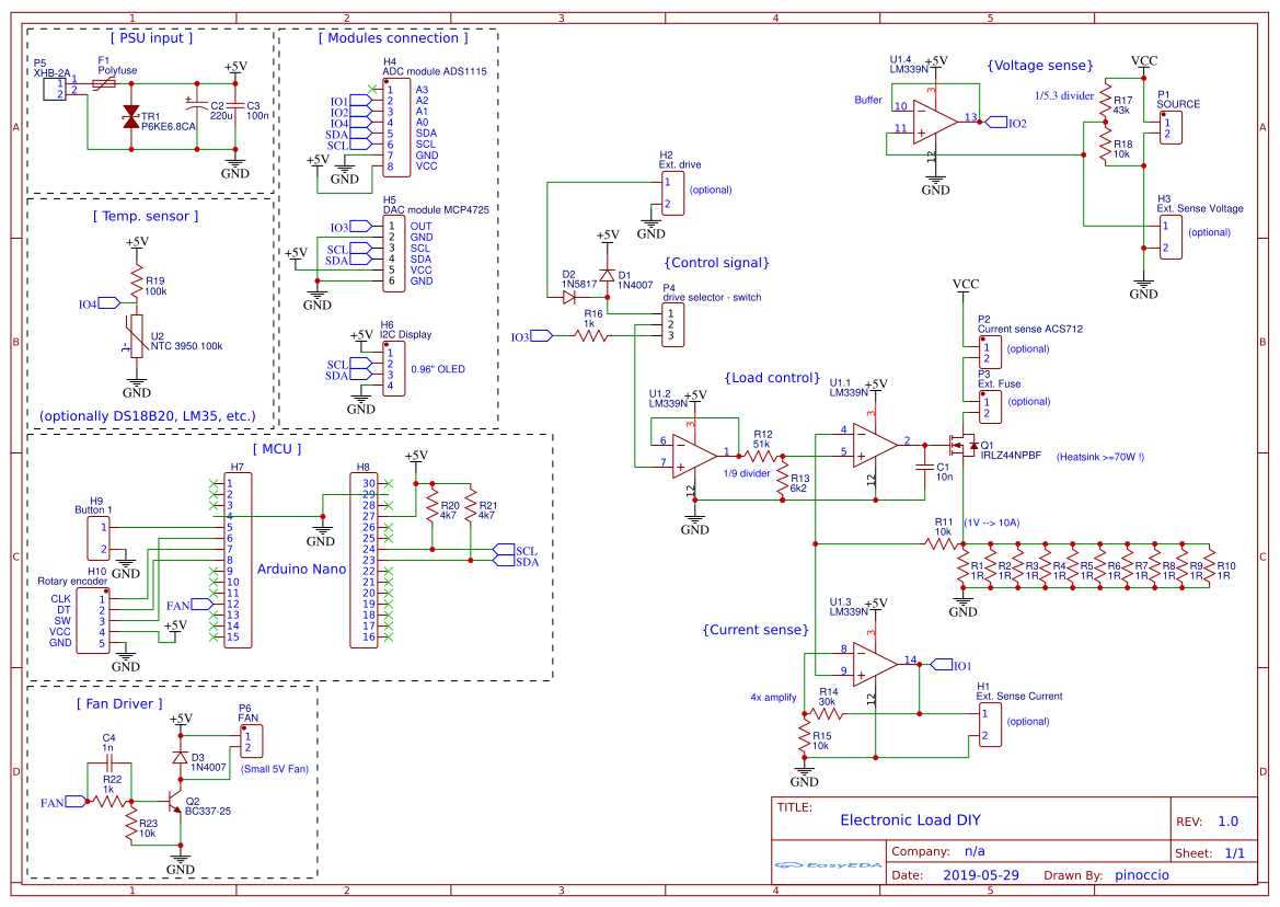 electronic load circuit diagram electronic load circuit diagram