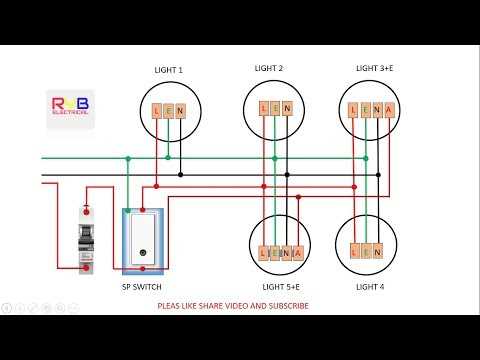 emergency light circuit diagram