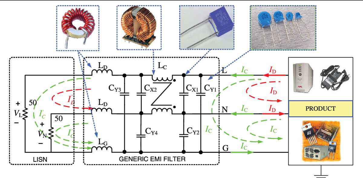 emi filter circuit diagram