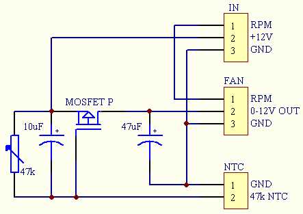 fan speed controller circuit diagram