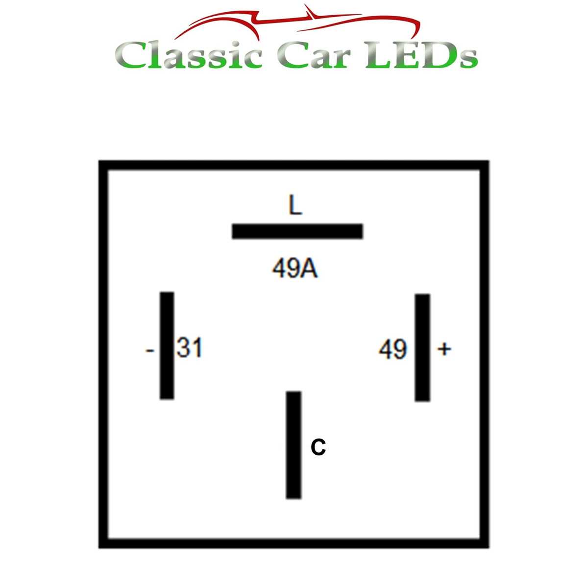 flasher relay circuit diagram