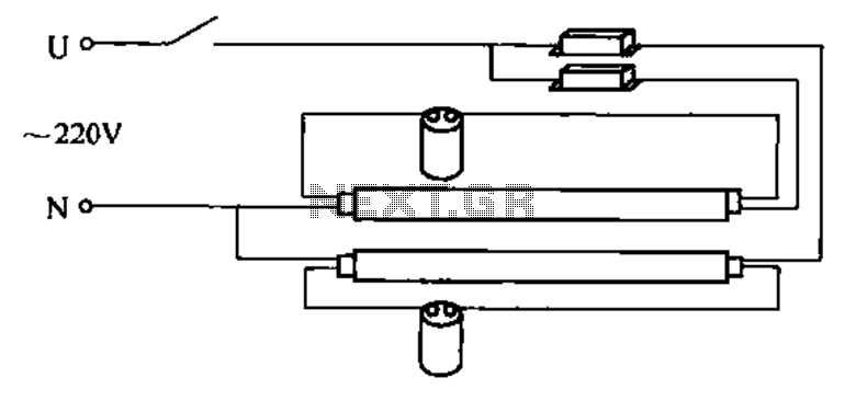 fluorescent circuit diagram