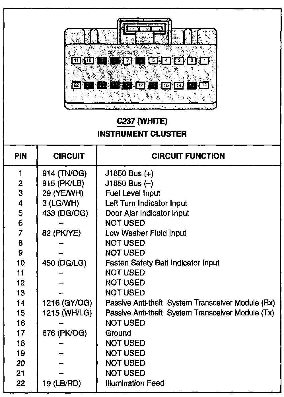 ford explorer radio wiring diagram