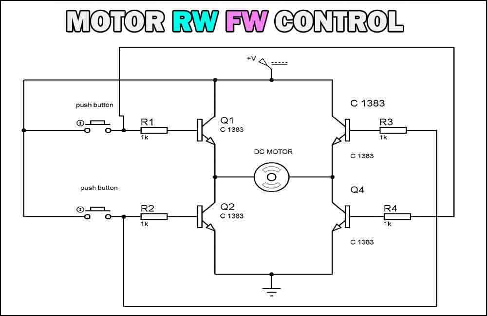 forward reverse motor circuit diagram