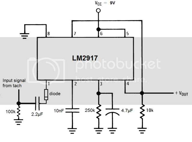 frequency to voltage converter circuit diagram