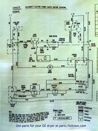 ge dryer timer wiring diagram