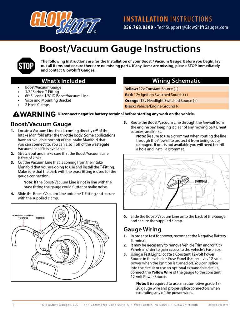 glowshift gauge wiring diagram