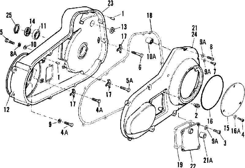 harley primary parts diagram