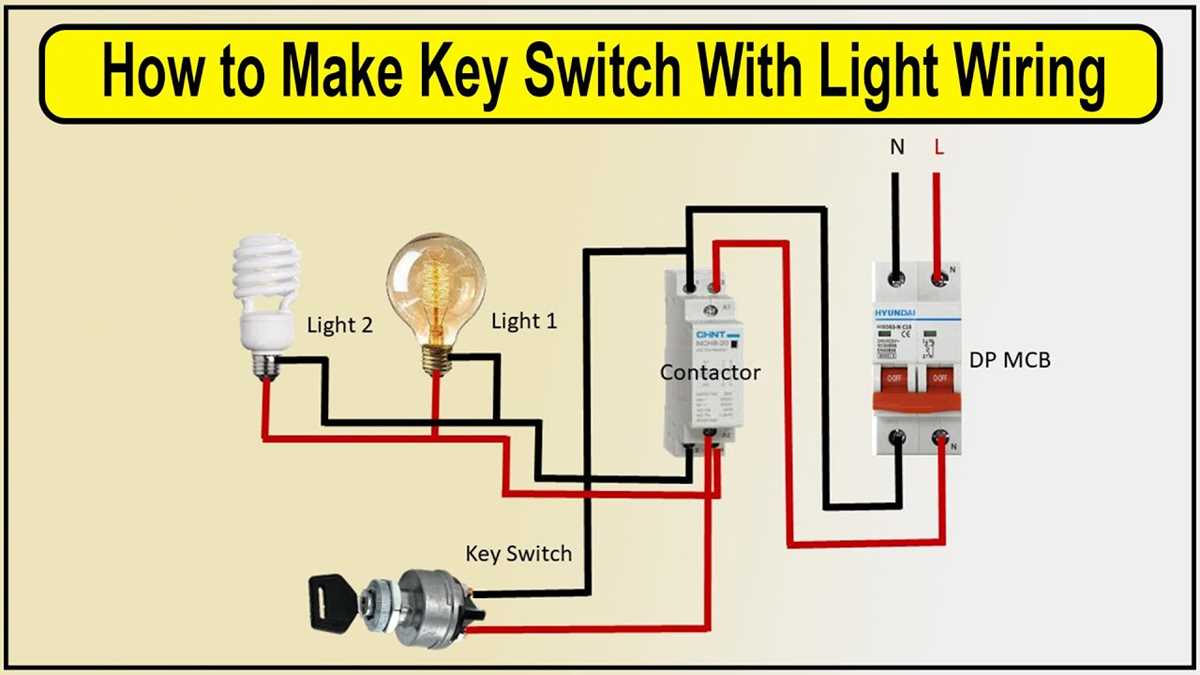 ignition key switch wiring diagram