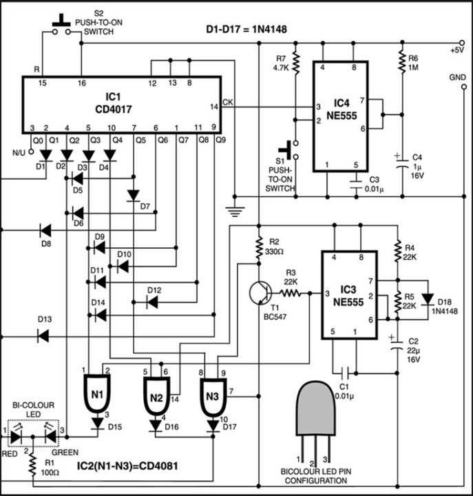 indicator light circuit diagram